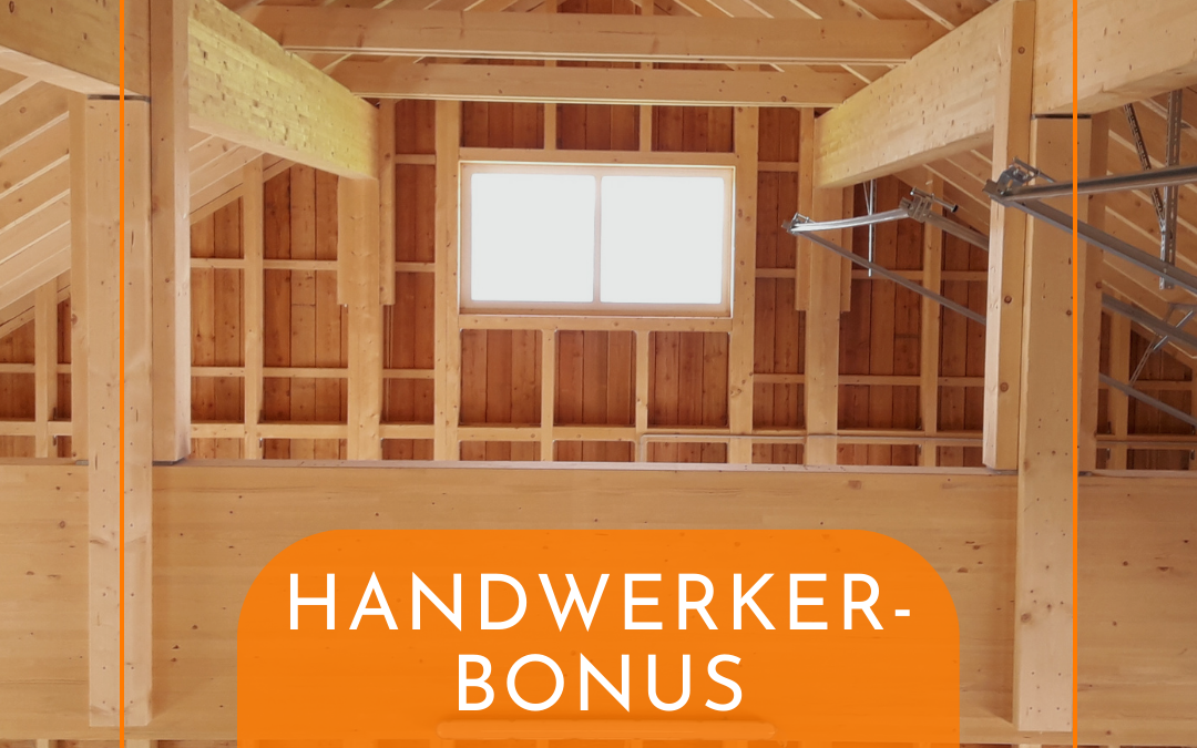 Handwerkerbonus im Holzbau