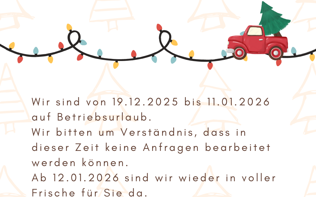 Wir machen Winterpause!