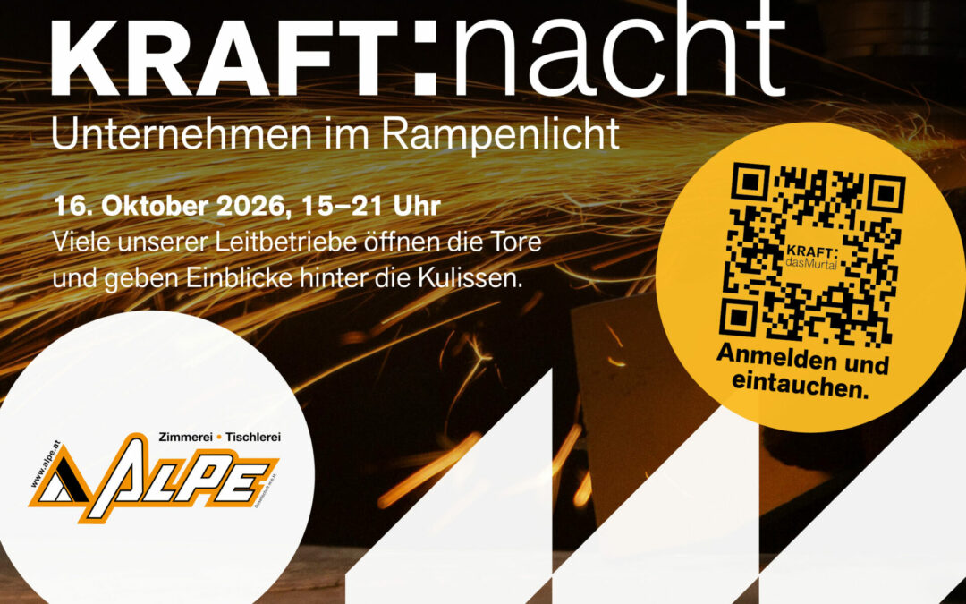 KRAFT:nacht 2026 – wir sind dabei!